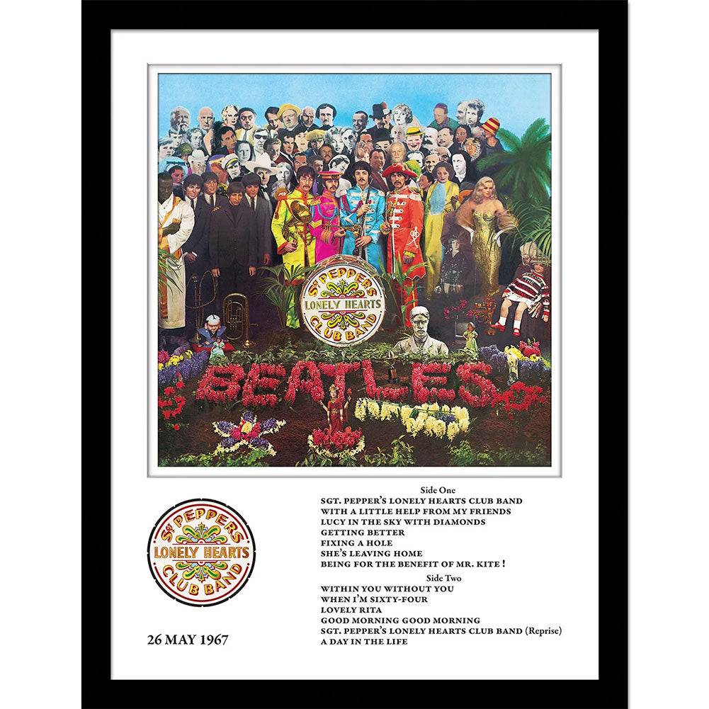 The Beatles Sgt Pepper Framed Collector Print - Buy Pictures at GiftMasters.co.uk