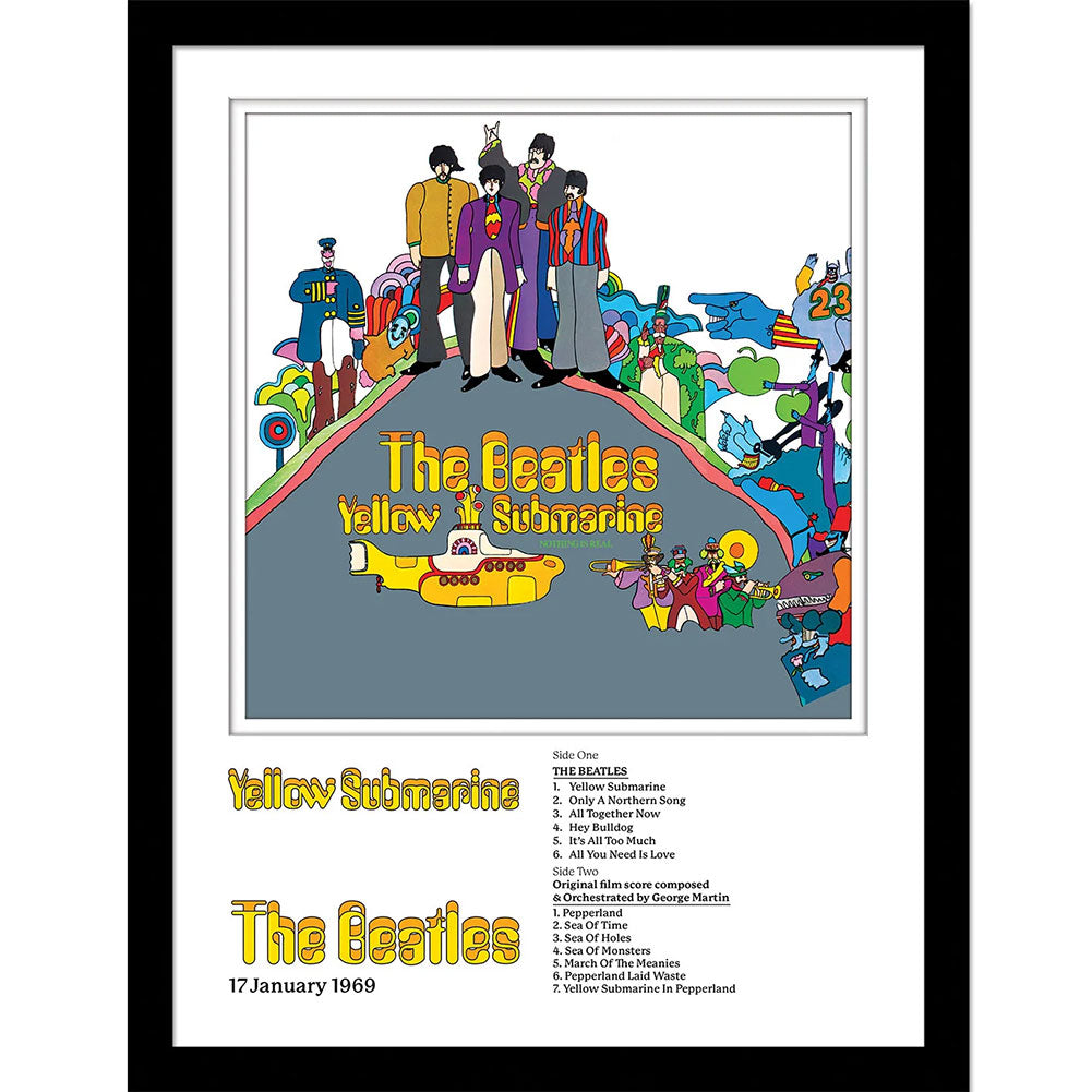 The Beatles Yellow Submarine Framed Collector Print - Buy Pictures at GiftMasters.co.uk