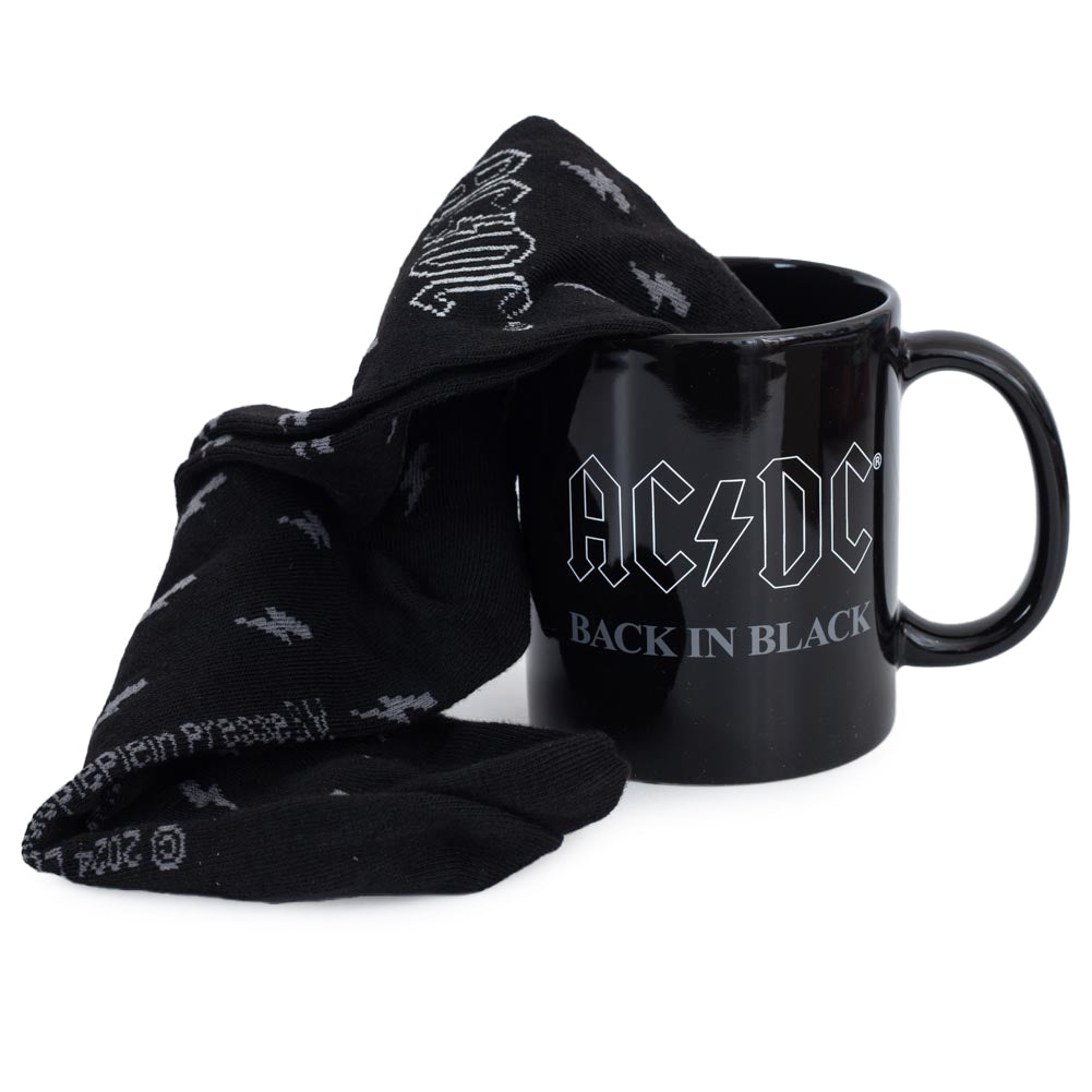 AC/DC Mug & Sock Set - Buy Gift Sets at GiftMasters.co.uk