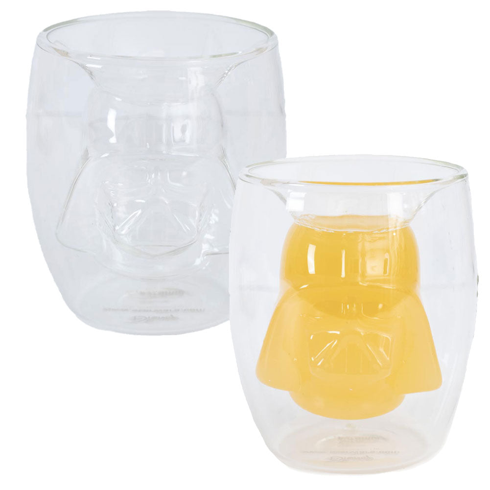 Star Wars 3D Darth Vader Feature Glass - Buy Pint Glasses & Tumblers at GiftMasters.co.uk
