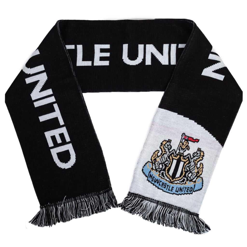 Newcastle United FC Diagonal Scarf - Buy Gloves & Scarves at GiftMasters.co.uk