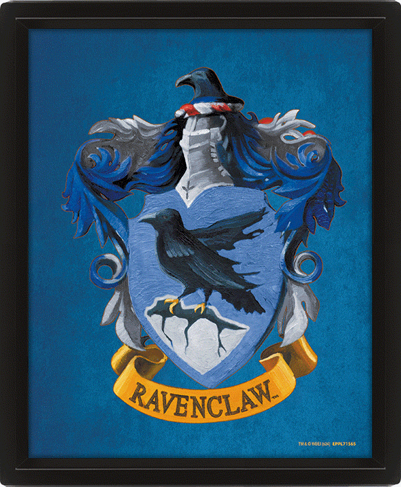 Harry Potter Ravenclaw Framed 3D Picture - Buy Pictures at GiftMasters.co.uk