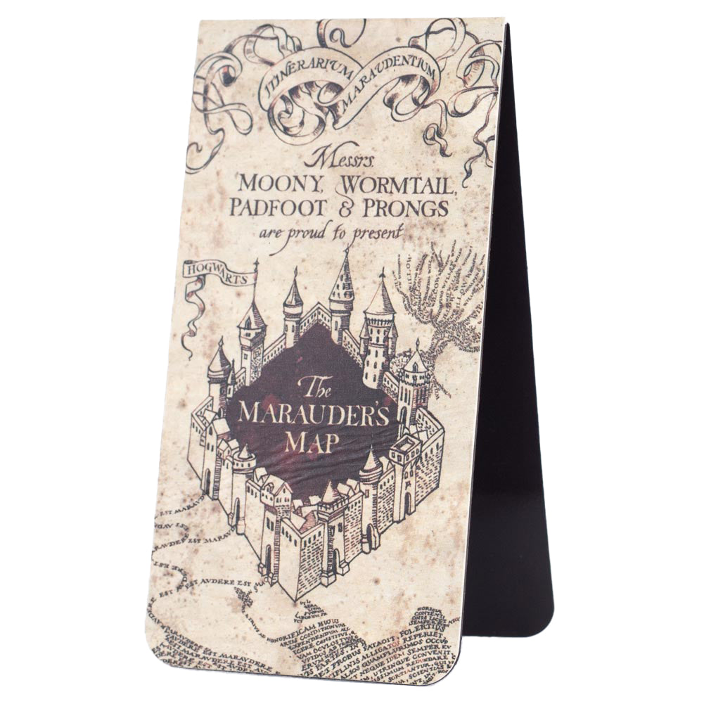 Harry Potter Marauders Map Magnetic Bookmark - Buy Bookmarks at GiftMasters.co.uk