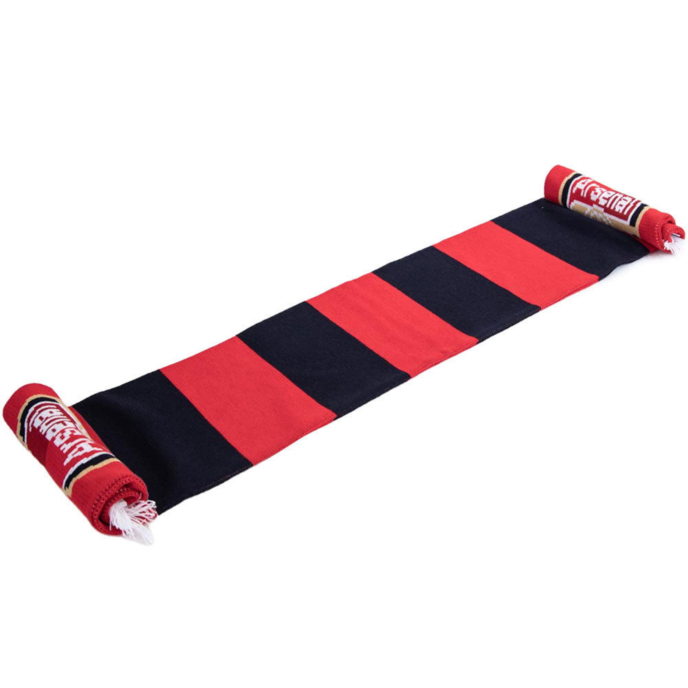 Arsenal FC Contrast Bar Scarf - Buy Gloves & Scarves at GiftMasters.co.uk