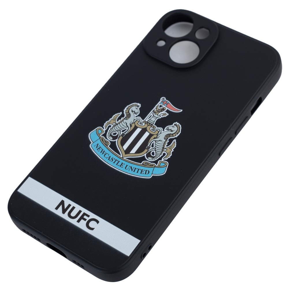 Newcastle United FC iPhone 15 Crest Silicone Case - Buy Phone Accessories at GiftMasters.co.uk