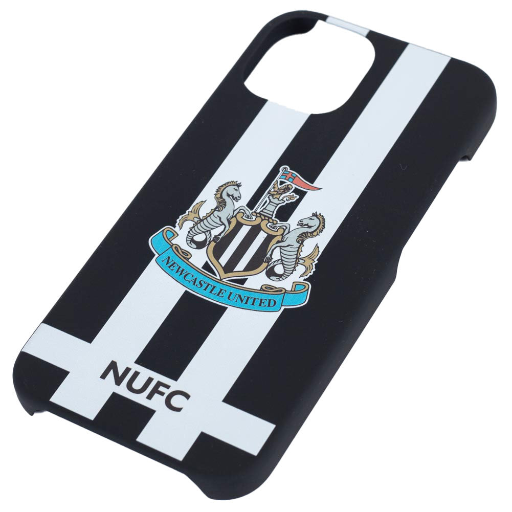 Newcastle United FC iPhone 15 Striped Hard Case - Buy Phone Accessories at GiftMasters.co.uk