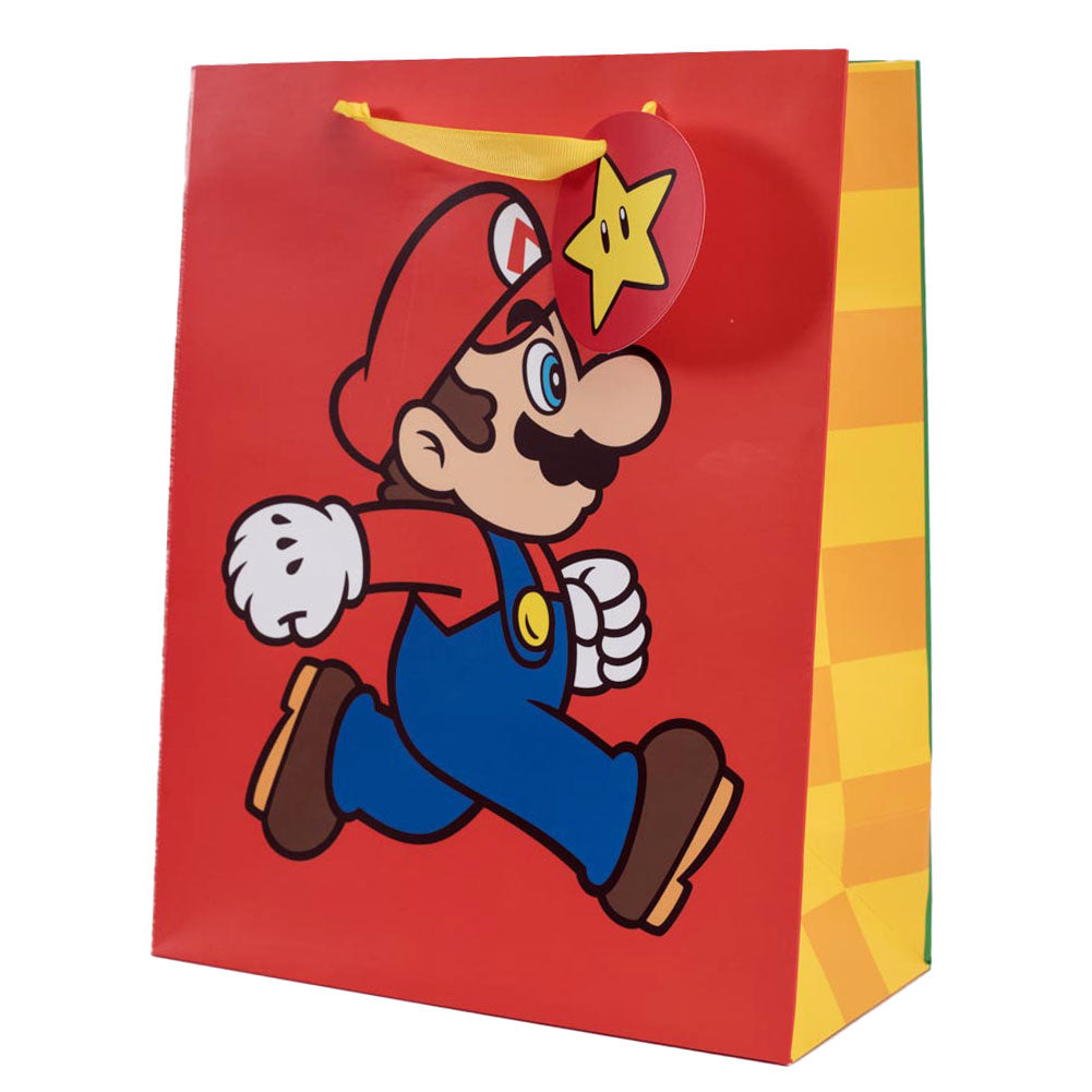 Super Mario Gift Bag - Buy Cards & Gift Wrap at GiftMasters.co.uk