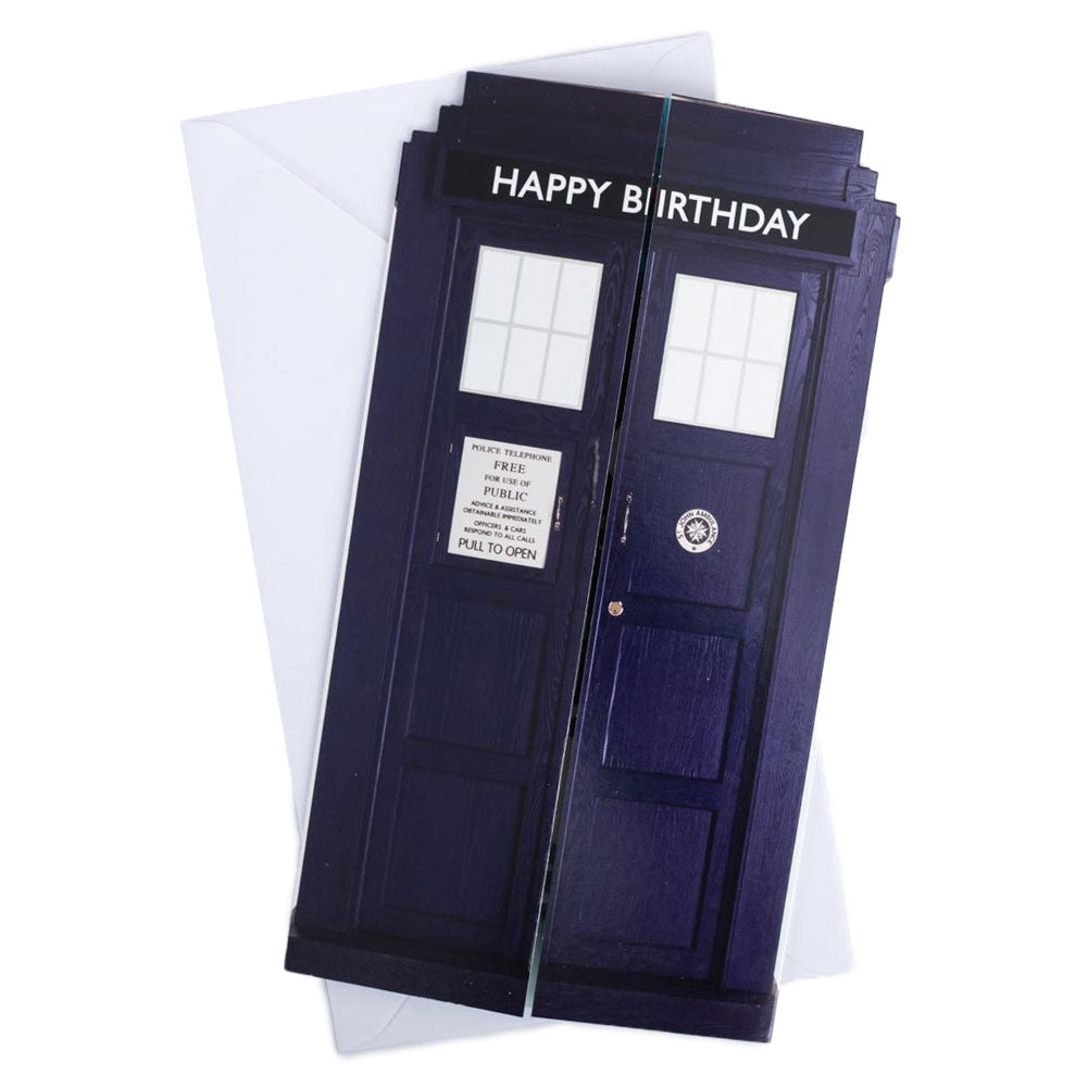 Doctor Who Tardis Birthday Card - Buy Cards & Gift Wrap at GiftMasters.co.uk