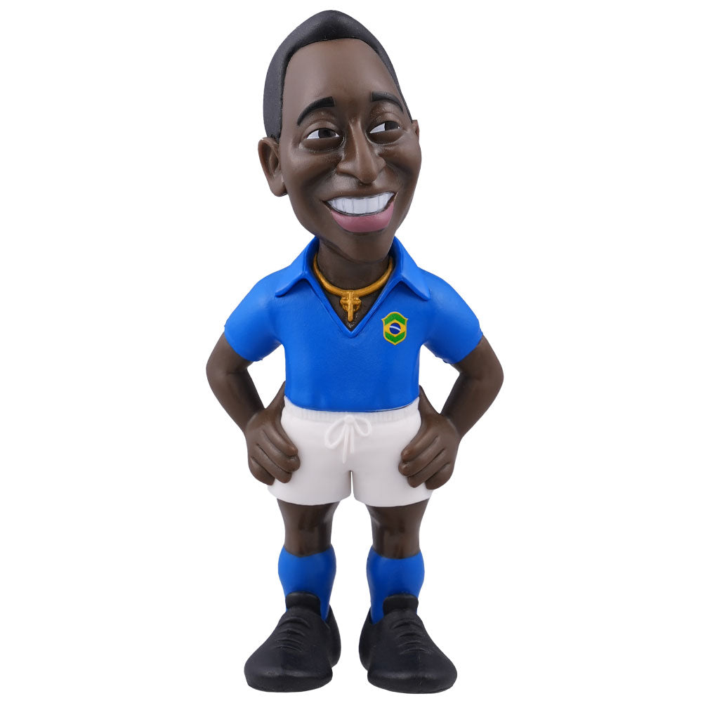 Pele MINIX Figure 12cm Brazil Away Kit - GiftMasters.co.uk