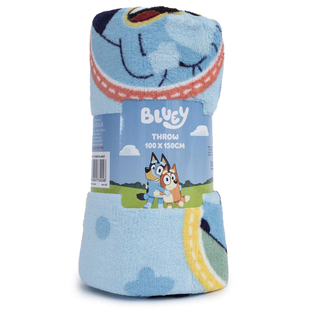 Bluey Frames Fleece Blanket - GiftMasters.co.uk