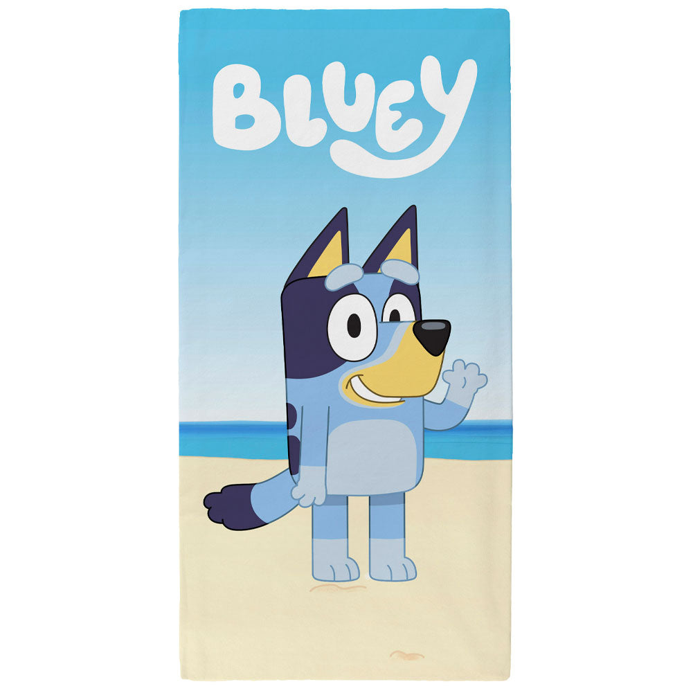 Bluey Wave Towel - Buy Towels at GiftMasters.co.uk