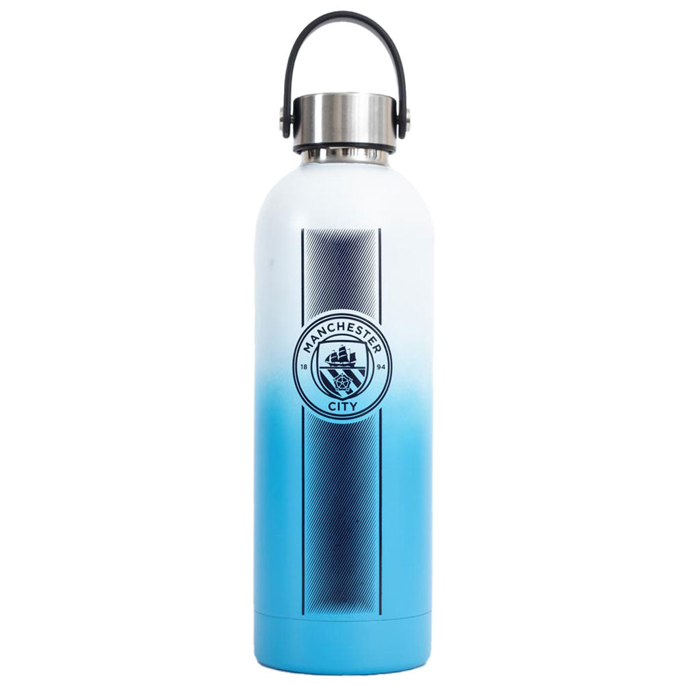 Manchester City FC Chunky Thermal Bottle - Buy Bottles & Flasks at GiftMasters.co.uk