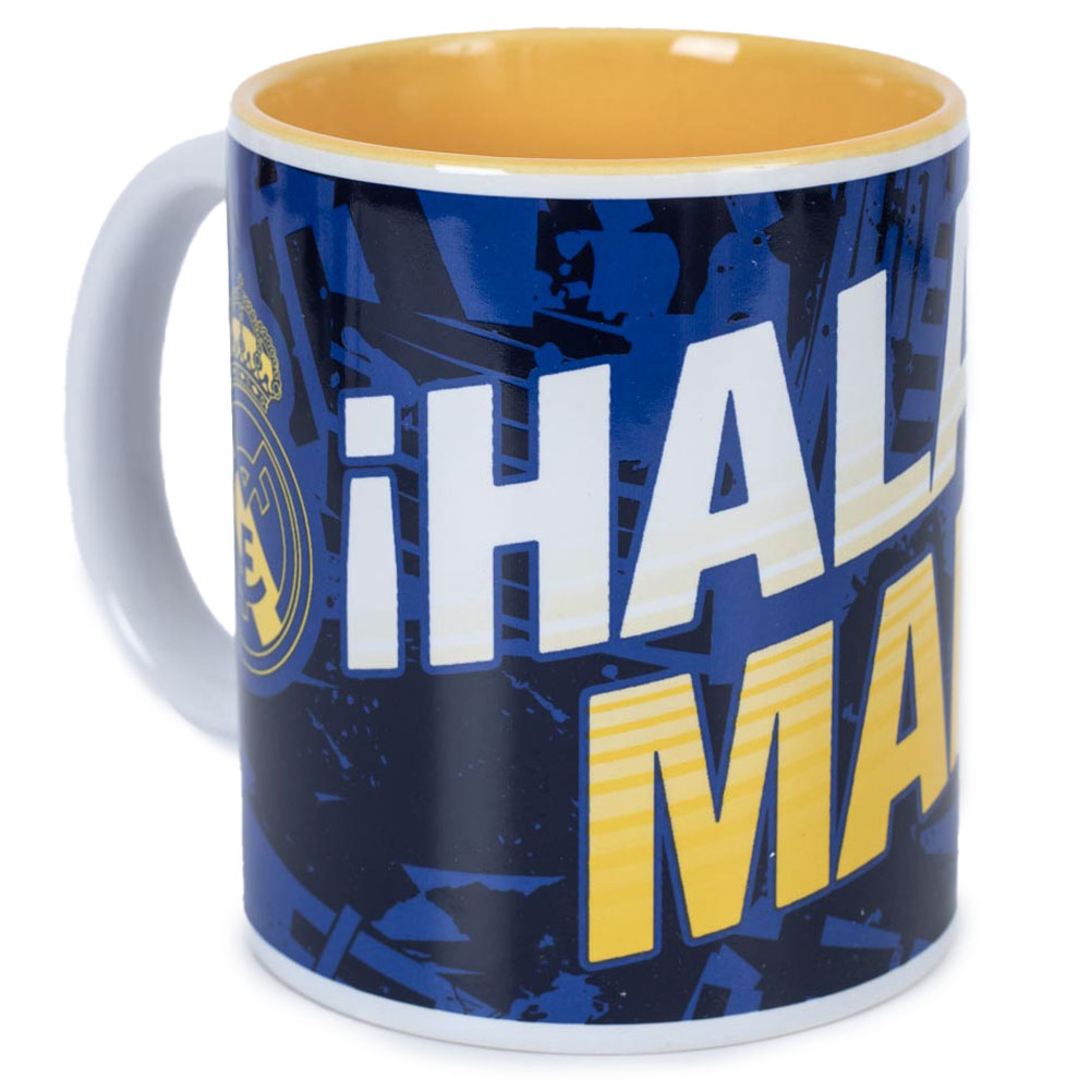 Real Madrid CF Hala Madrid Mug - Buy Standard Mugs at GiftMasters.co.uk