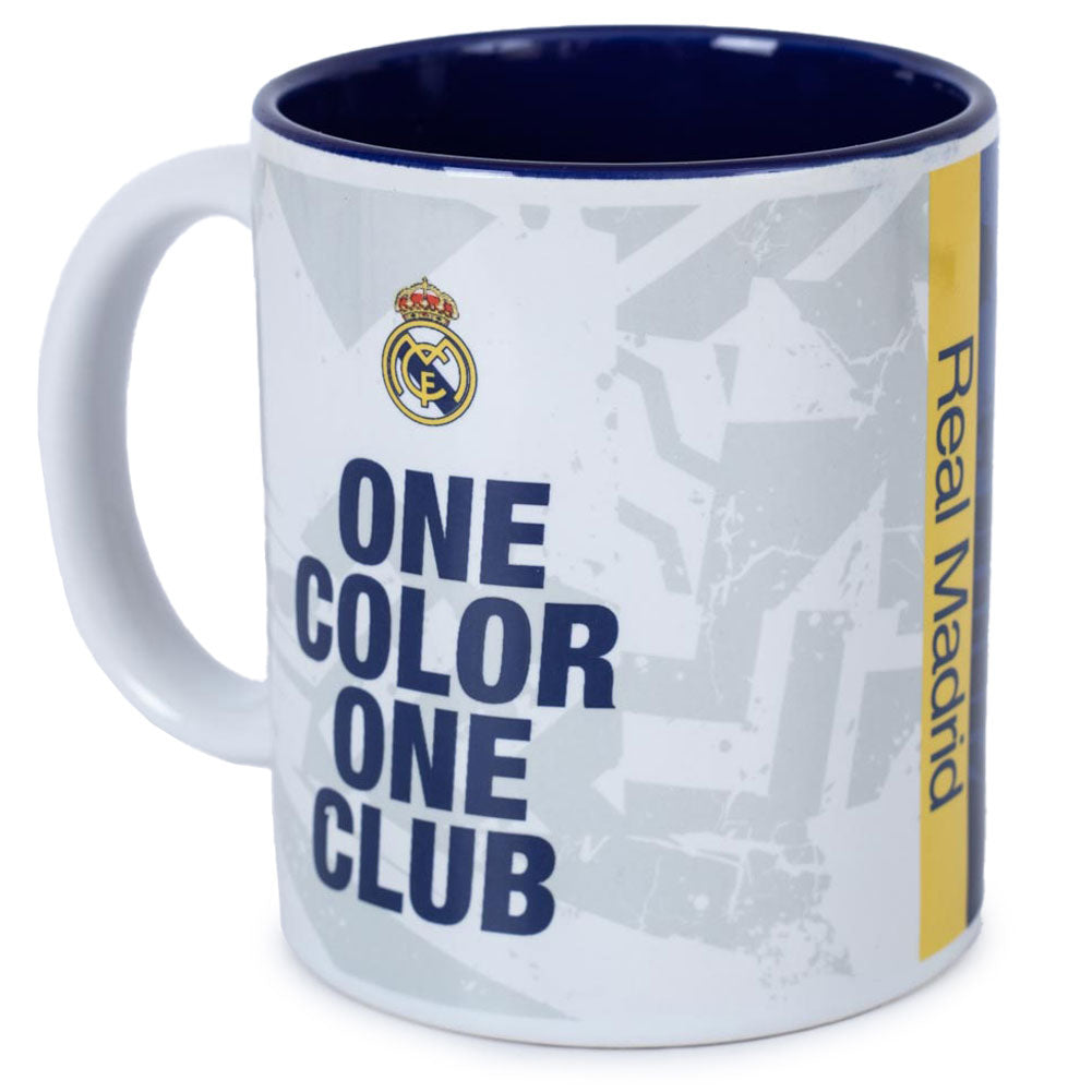 Real Madrid FC One Colour One Club Mug - Buy Standard Mugs at GiftMasters.co.uk