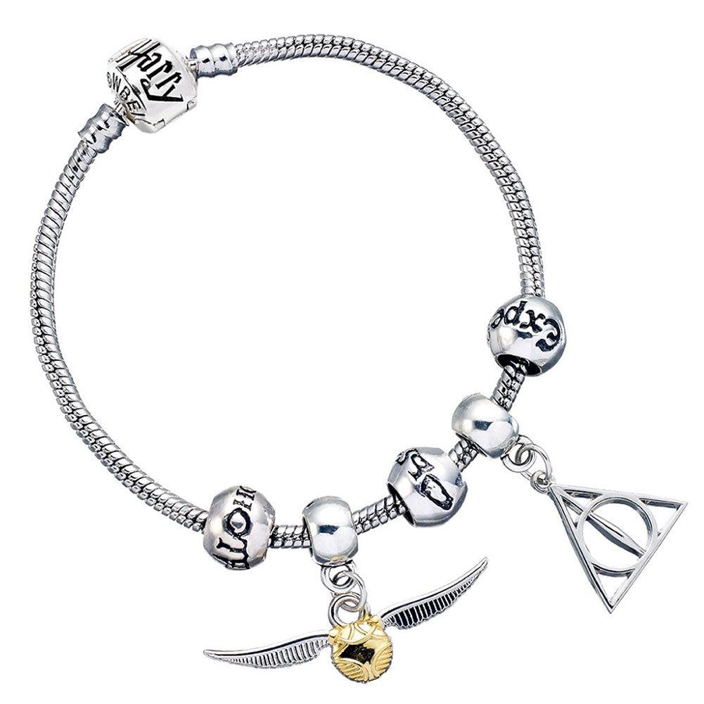 Harry Potter Silver Plated Spellbeads Bracelet - Buy Silver Plated at GiftMasters.co.uk