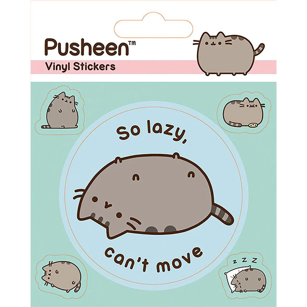 Pusheen Lazy Stickers - Buy Stickers at GiftMasters.co.uk