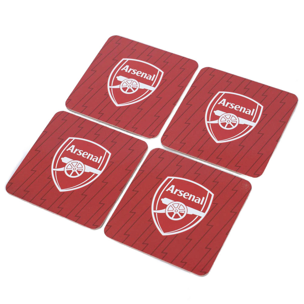 Arsenal FC 4pk Cork Coaster - Buy Home Accessories at GiftMasters.co.uk