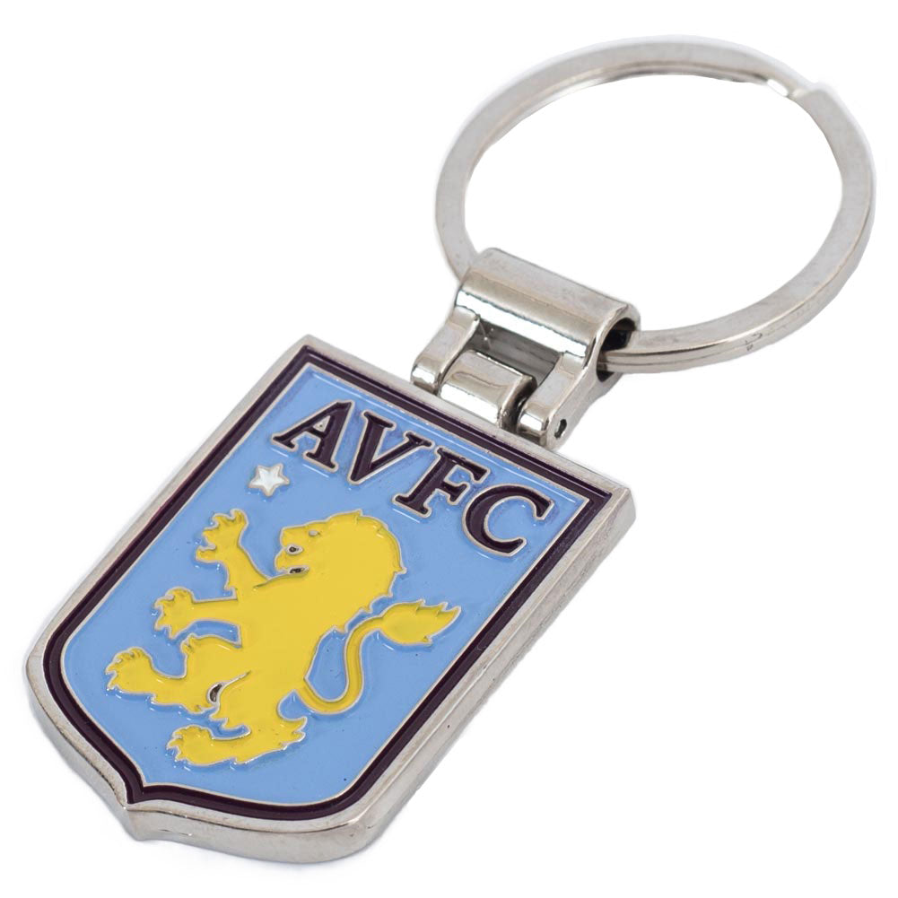 Aston Villa FC Executive Crest Keyring - Buy Keyrings & Pens at GiftMasters.co.uk