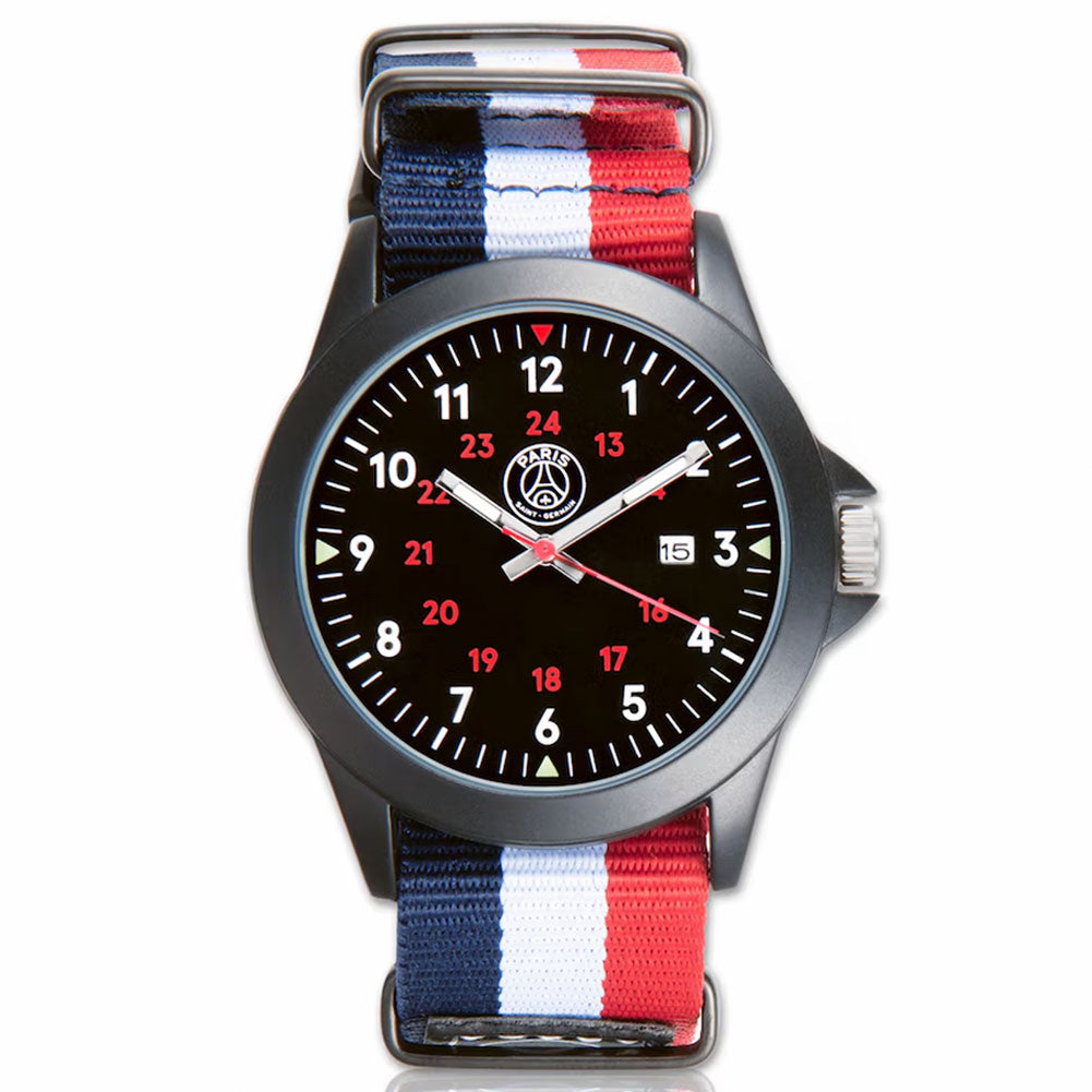 Paris Saint Germain FC Mens Sports Watch