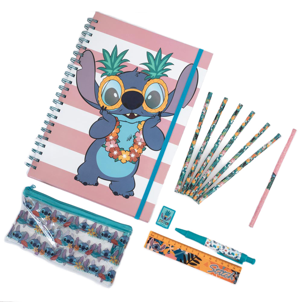 Lilo & Stitch Aloha Hawaii Bumper Stationery Set - Buy Stationery Sets at GiftMasters.co.uk