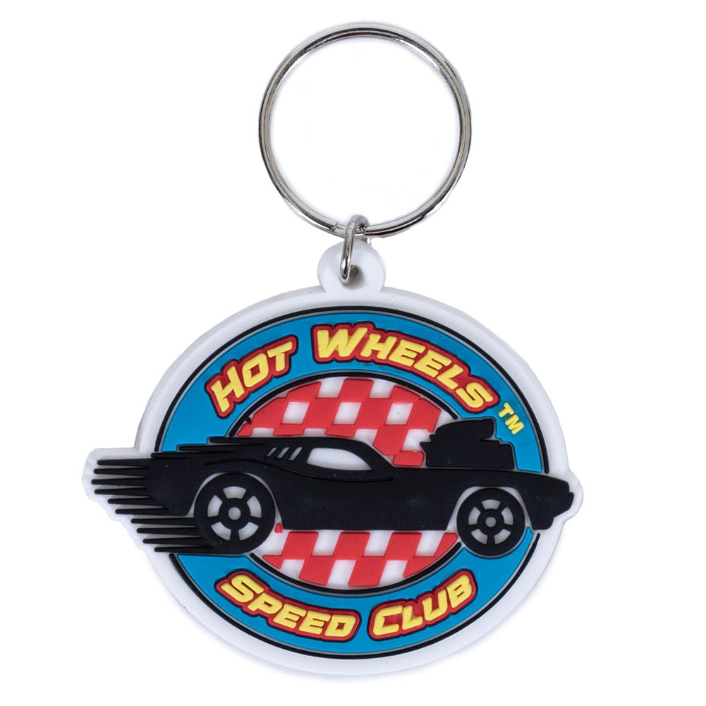Hot Wheels Speed Club PVC Keyring - Buy Keyrings at GiftMasters.co.uk