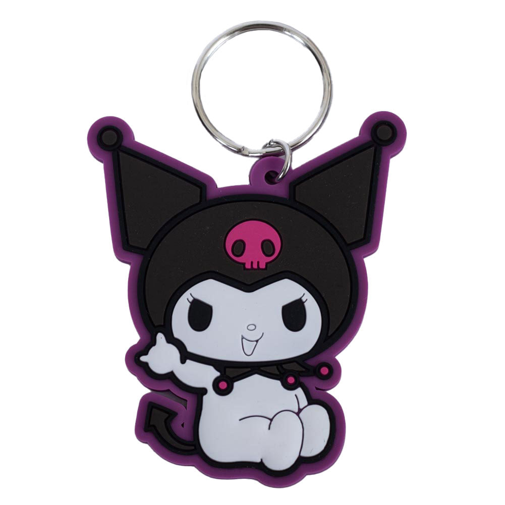 Kuromi Rocking PVC Keyring - Buy Keyrings at GiftMasters.co.uk