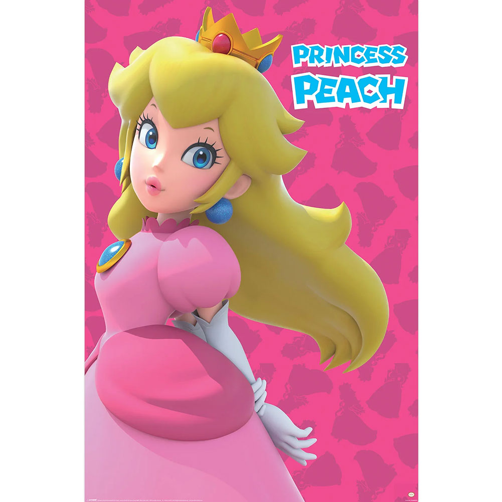Super Mario Princess Peach Poster 109 - Buy Posters at GiftMasters.co.uk