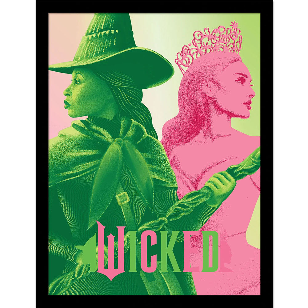 Wicked Elphaba & Glinda Picture 16 x 12 - Buy Pictures at GiftMasters.co.uk