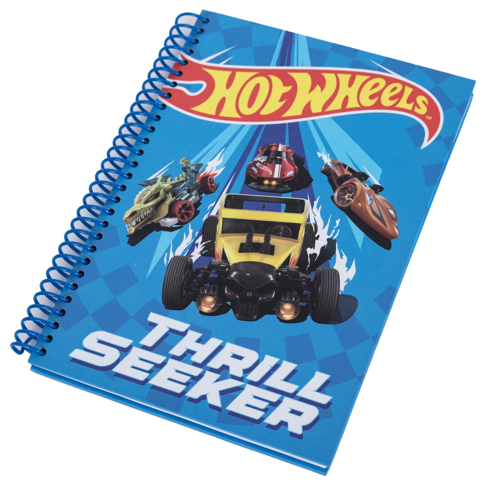 Hot Wheels Thrill Seeker Notebook - Buy Notebooks & Binders at GiftMasters.co.uk