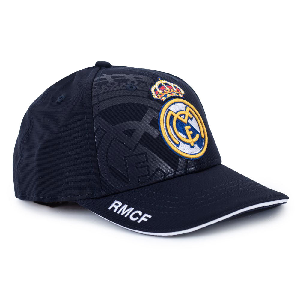 Real Madrid FC Navy Debossed Cap - Buy  at GiftMasters.co.uk