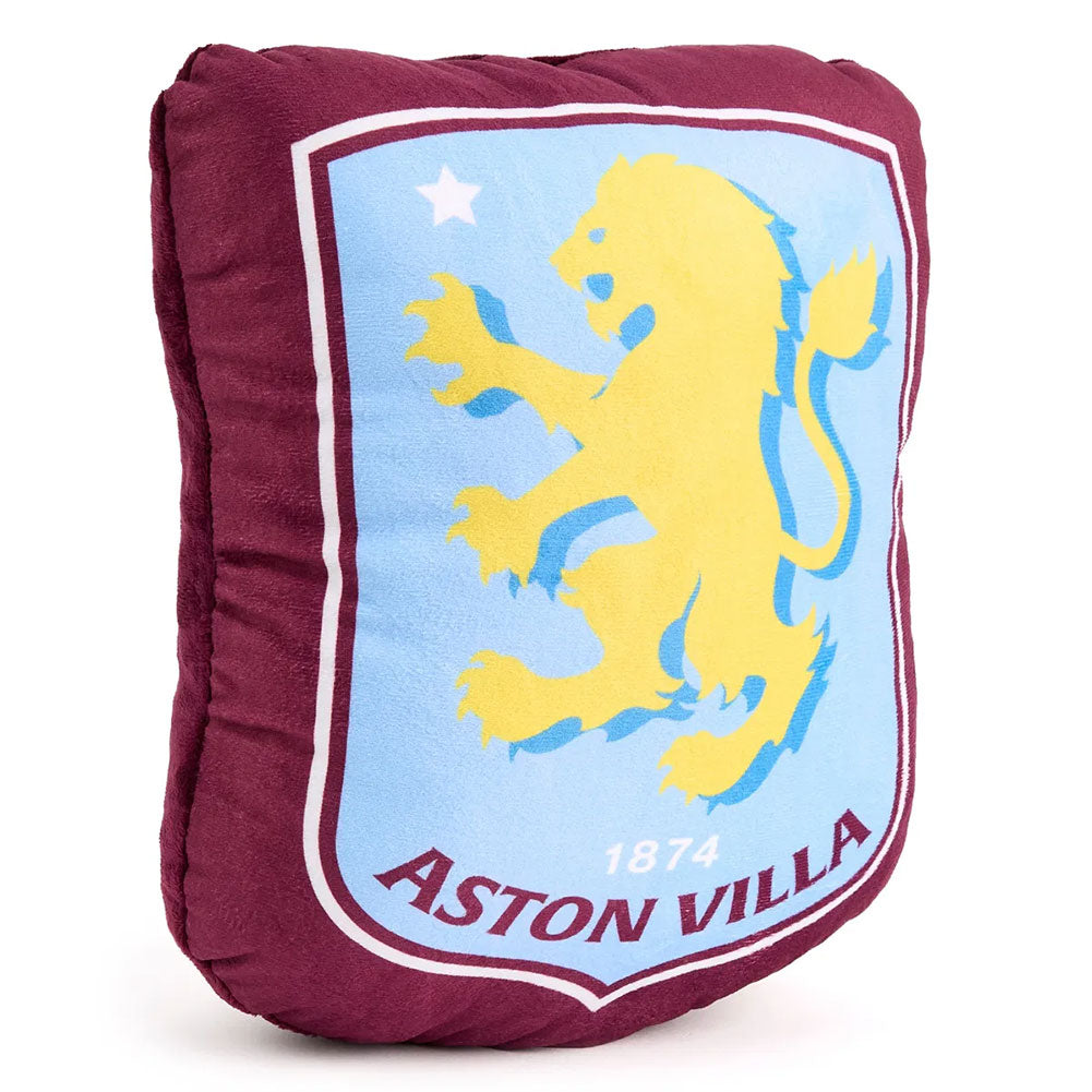 Aston Villa FC Crest Cushion - Buy Cushions at GiftMasters.co.uk
