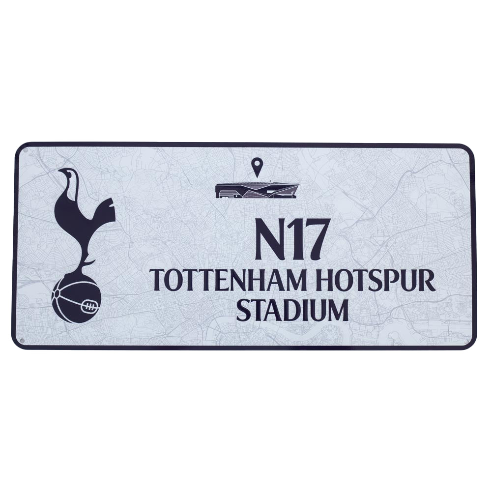 Tottenham Hotspur FC Route To Sign - Buy Metal Signs at GiftMasters.co.uk