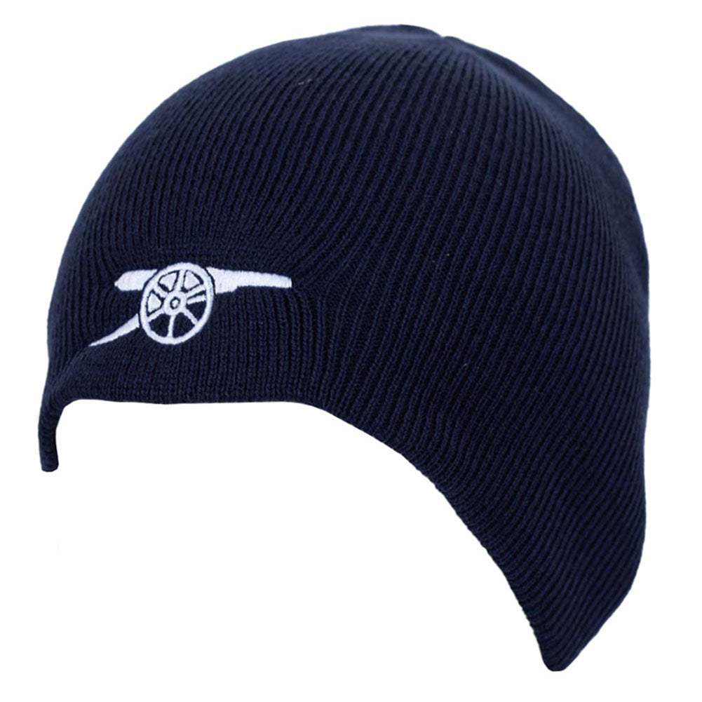 Arsenal FC Navy Cannon Beanie - Buy Knitted Hats at GiftMasters.co.uk