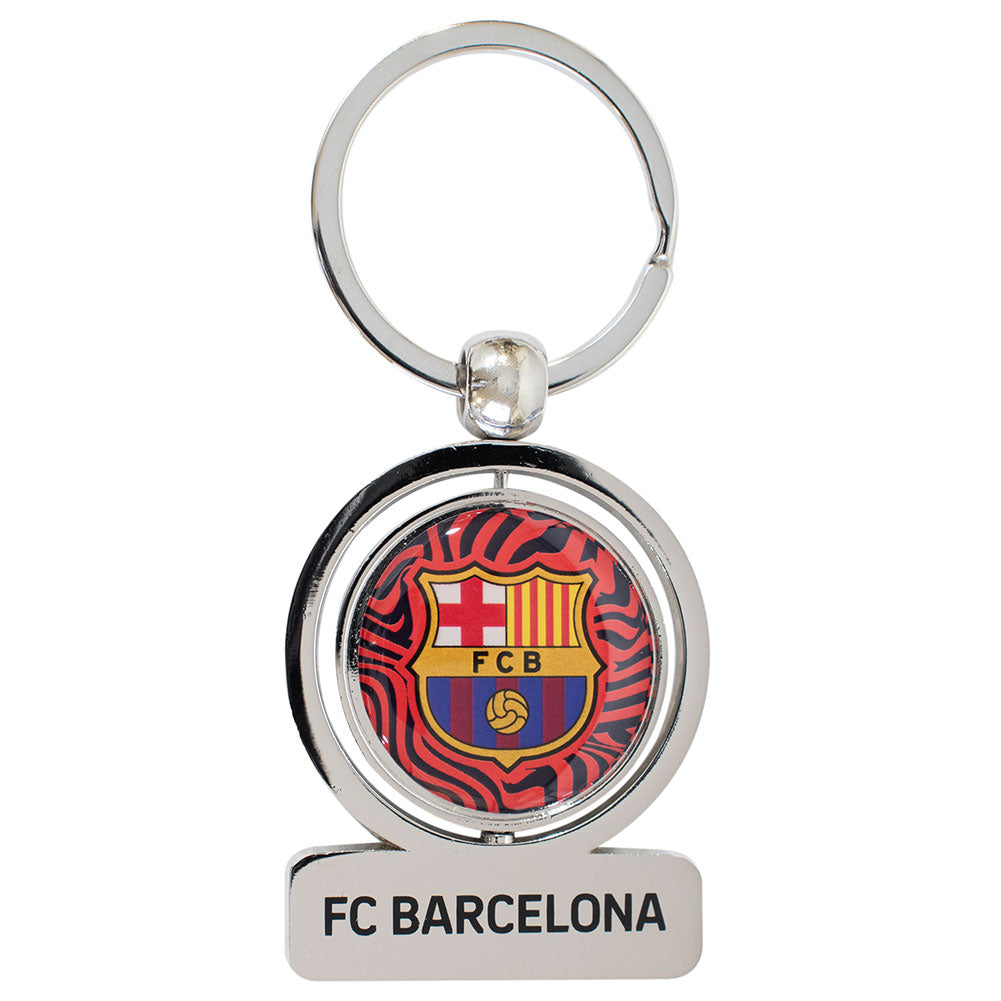 FC Barcelona Spinner Keyring - Buy Keyrings at GiftMasters.co.uk