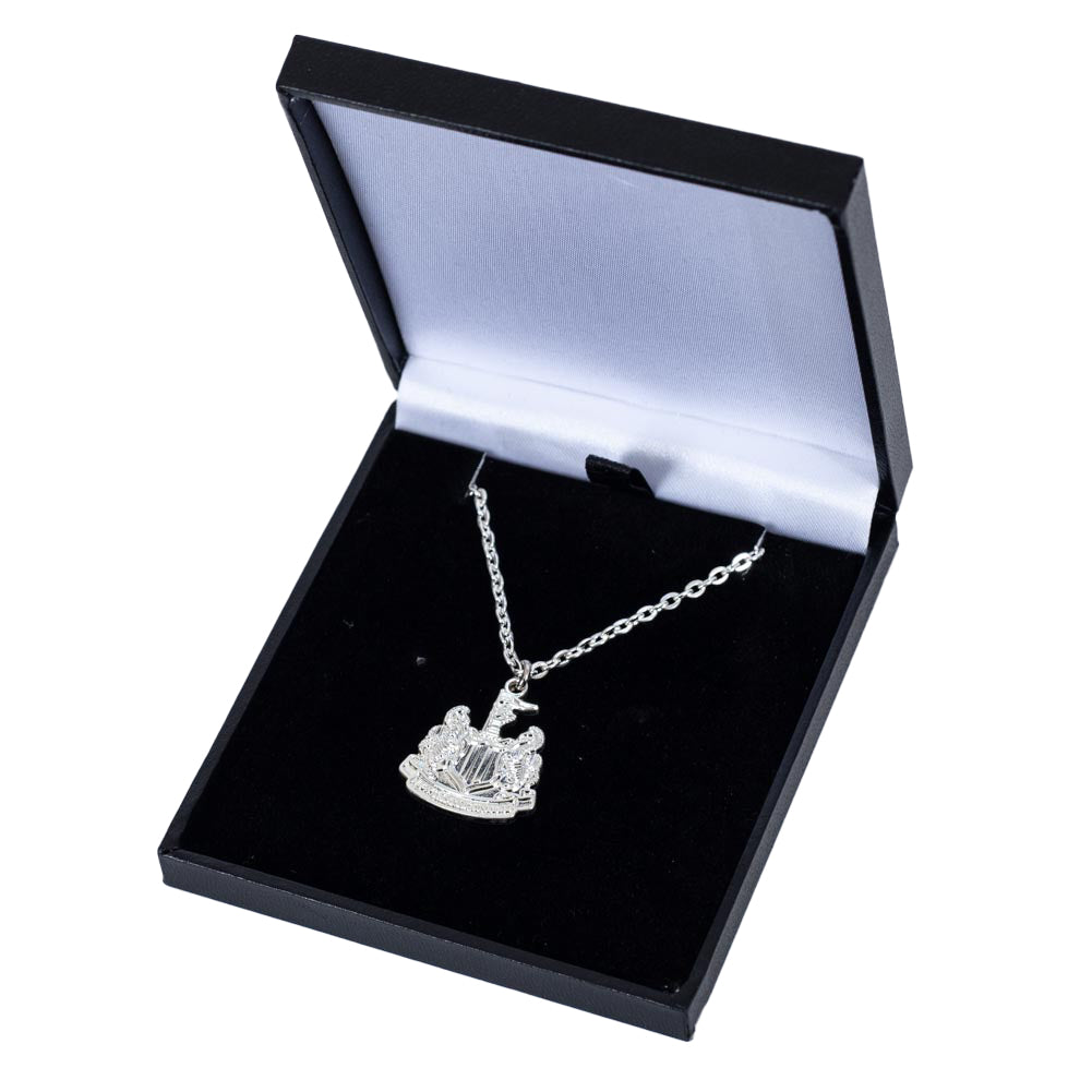 Newcastle United FC Silver Plated Boxed Pendant - Buy  at GiftMasters.co.uk