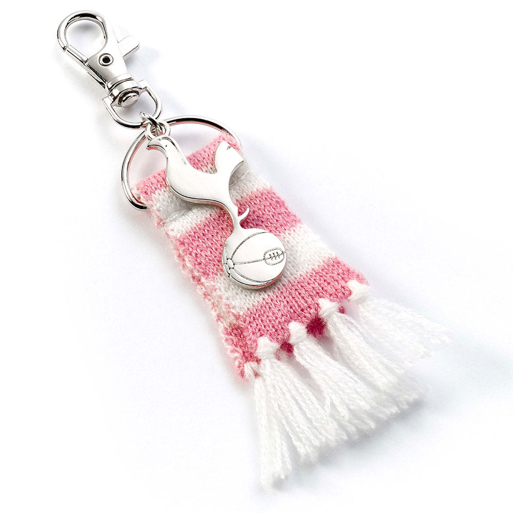 Tottenham Hotspur FC Pink Bar Scarf Bag Charm - Buy  at GiftMasters.co.uk