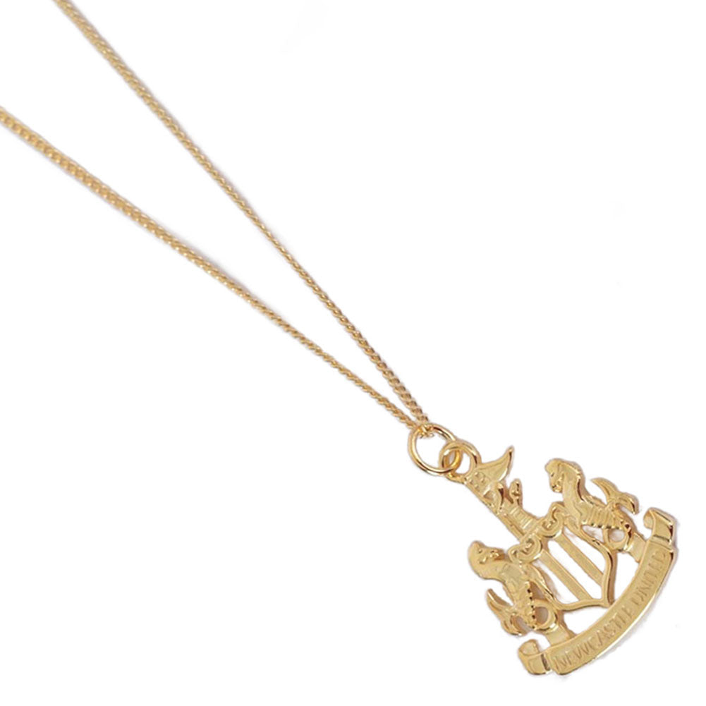 Newcastle United FC 18ct Gold Plated on Silver Pendant & Chain - Buy  at GiftMasters.co.uk