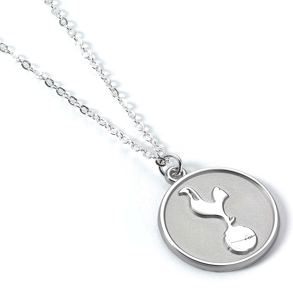 Tottenham Hotspur FC Silver Finish Necklace - Buy Silver Plated at GiftMasters.co.uk