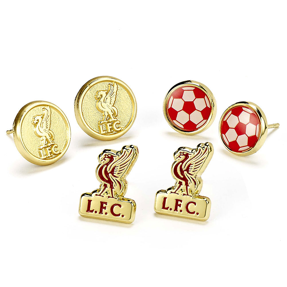 Liverpool FC Stud Earring Set - Buy Earrings at GiftMasters.co.uk