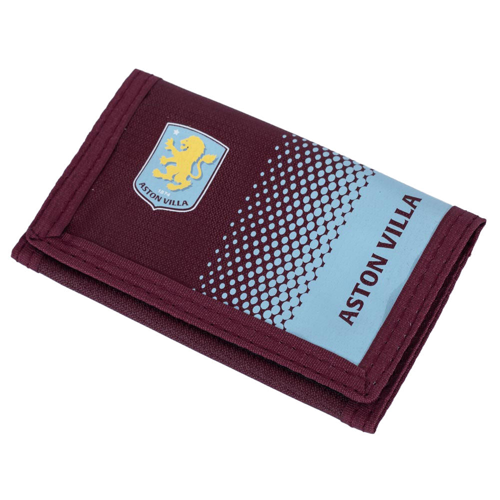 Aston Villa FC Fade Wallet - Buy Wallets at GiftMasters.co.uk