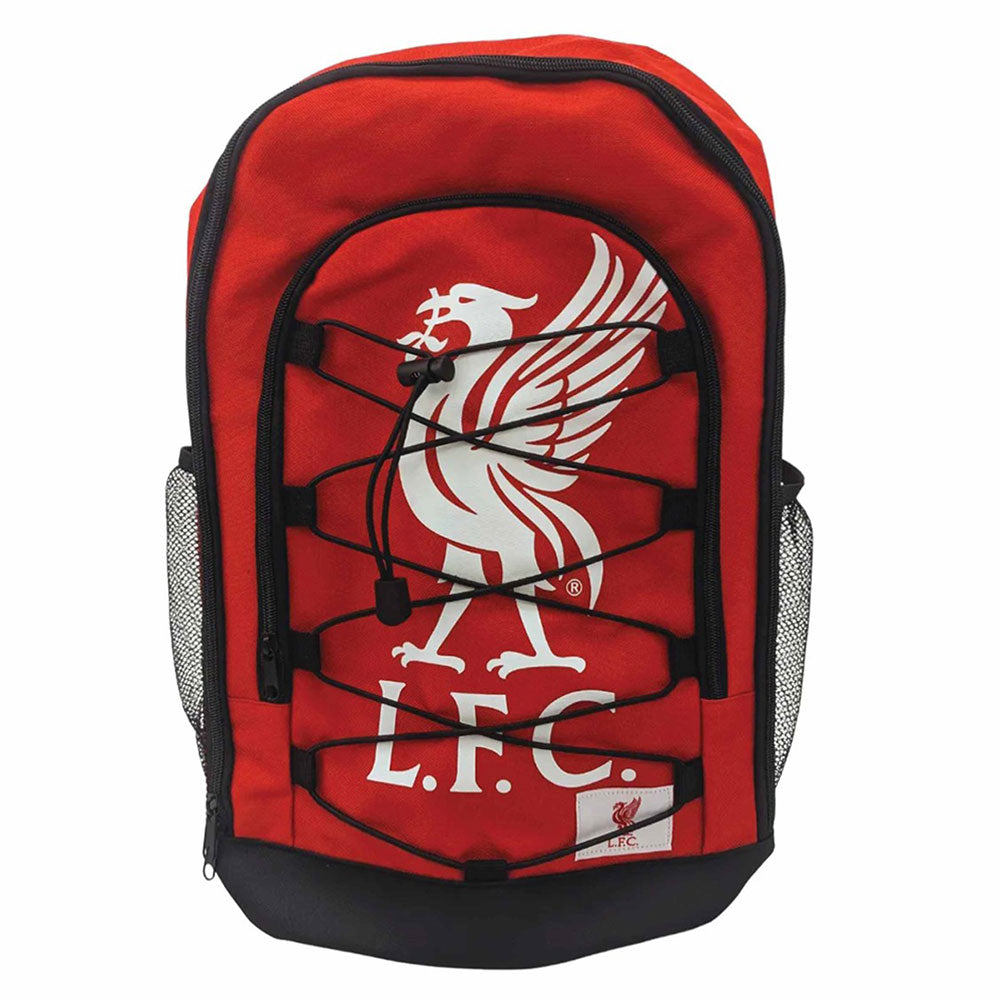 Liverpool FC Big Logo Bungee Backpack - Buy Adult Backpacks at GiftMasters.co.uk