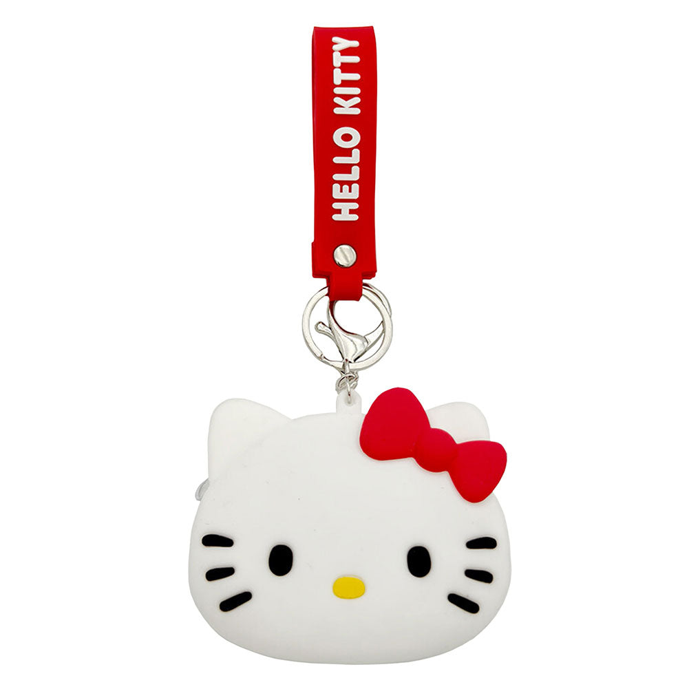 Hello Kitty PVC Coin Purse Keyring - Buy Keyrings at GiftMasters.co.uk