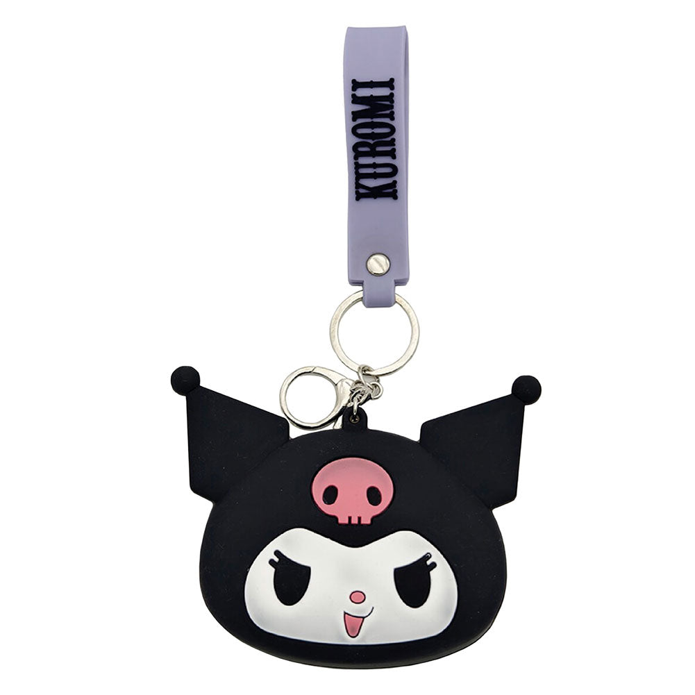 Kuromi PVC Coin Purse Keyring - Buy Keyrings at GiftMasters.co.uk