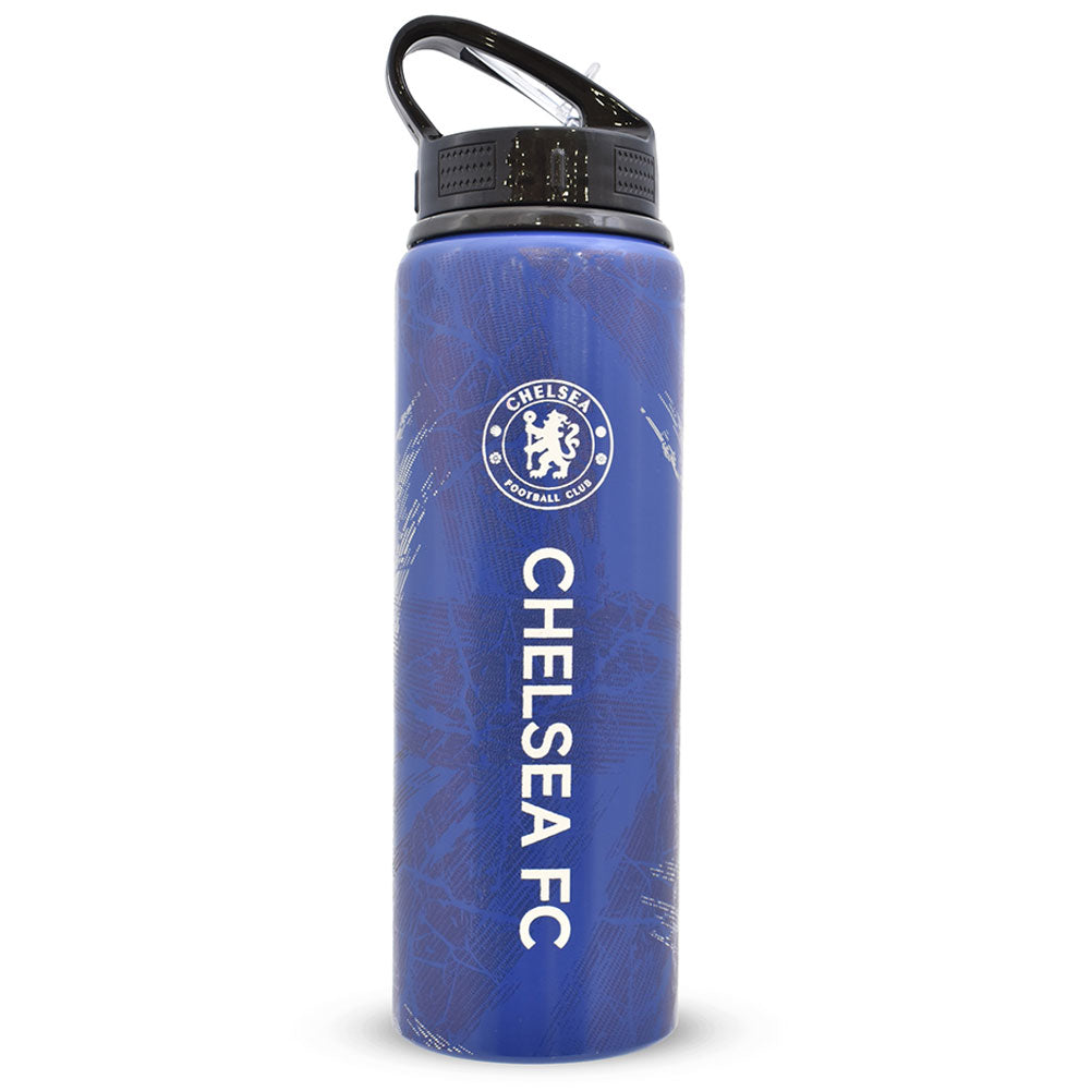 Chelsea FC HD Printed Aluminium Drinks Bottle - Buy Sports Bottles at GiftMasters.co.uk