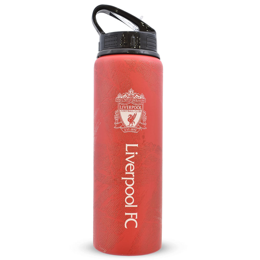Liverpool FC HD Printed Aluminium Drinks Bottle - Buy Sports Bottles at GiftMasters.co.uk