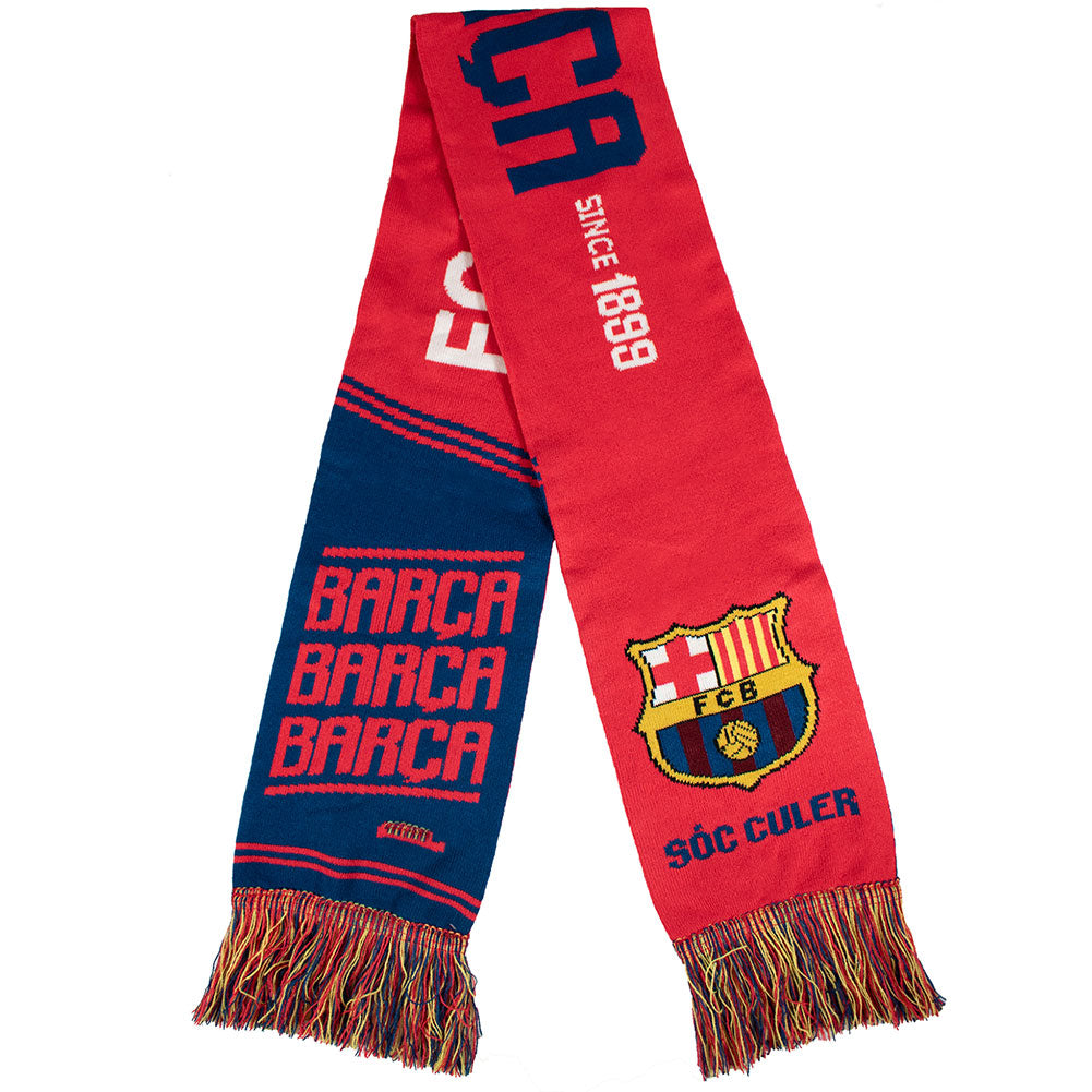 FC Barcelona Barca Scarf - Buy Gloves & Scarves at GiftMasters.co.uk