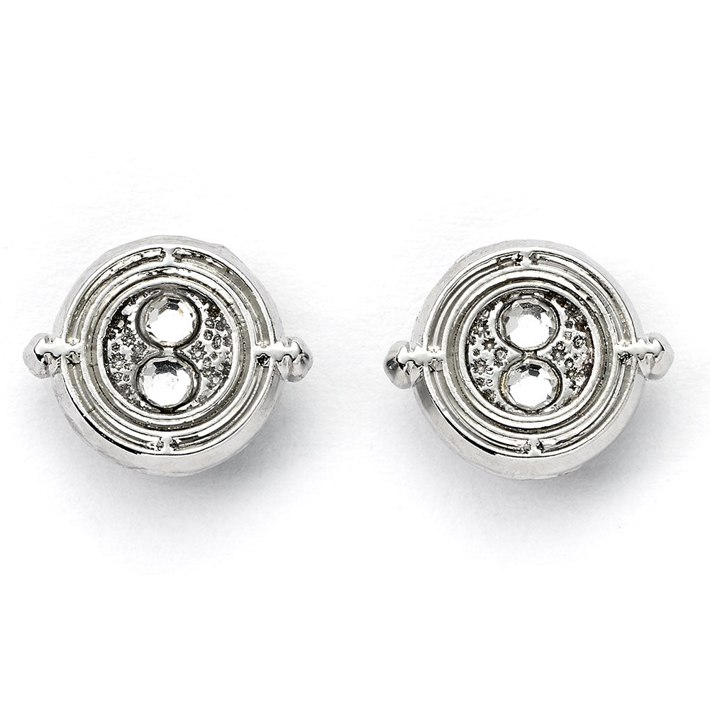 Harry Potter Silver Plated Time Turner Stud Earrings - Buy Silver Plated at GiftMasters.co.uk