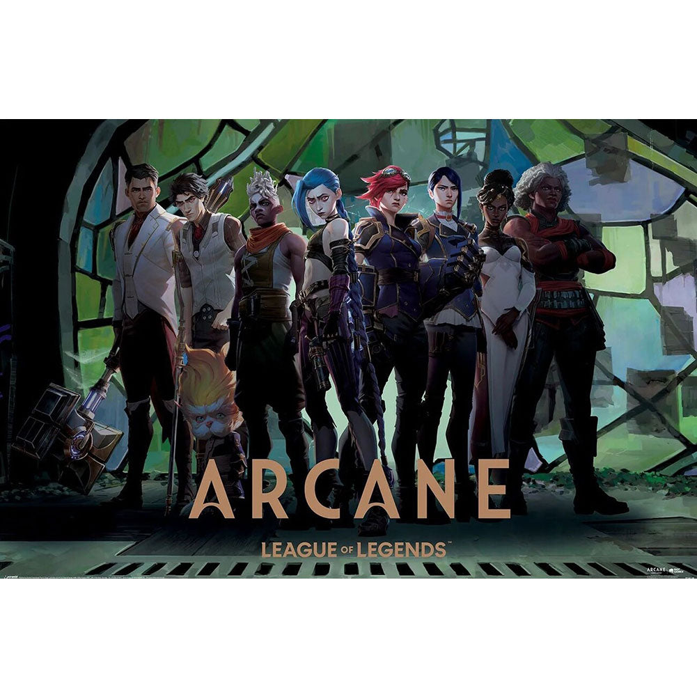 Arcane Zaun Arcade Poster 32 - Buy Posters at GiftMasters.co.uk