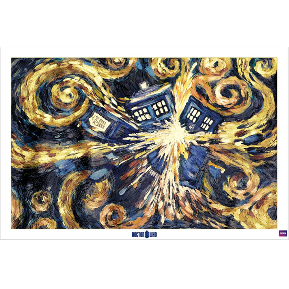 Doctor Who Exploding Tardis Poster 3 - Buy Posters at GiftMasters.co.uk