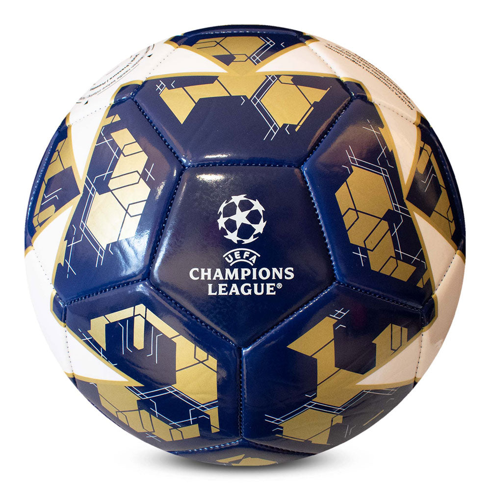 UEFA Champions League Navy Star Football - Buy Footballs Size 5 at GiftMasters.co.uk